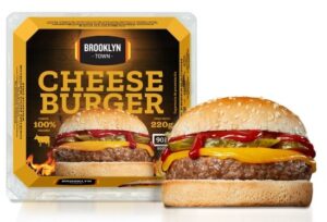 Cheese Burger, hamburguesa Brooklyn Town lista para calentar y comer de 90 segundos